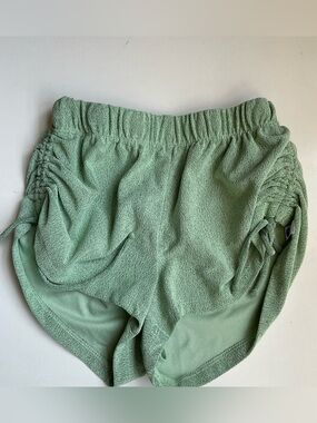 Five Dancewear High Tie Sage Green Shorts